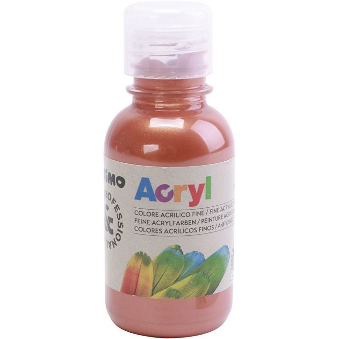 PRIMO Luxury pittura acrilica, rame, 125 ml/ 1 bott.