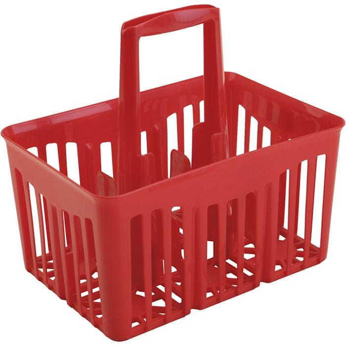 Cestello per vernici PRIMO, rosso, 1 pz