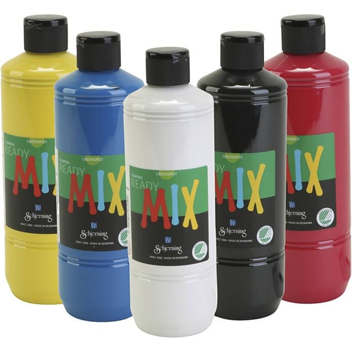 Greenspot Ready Mix, opaco, colori asst., 5x500 ml/ 1 conf.