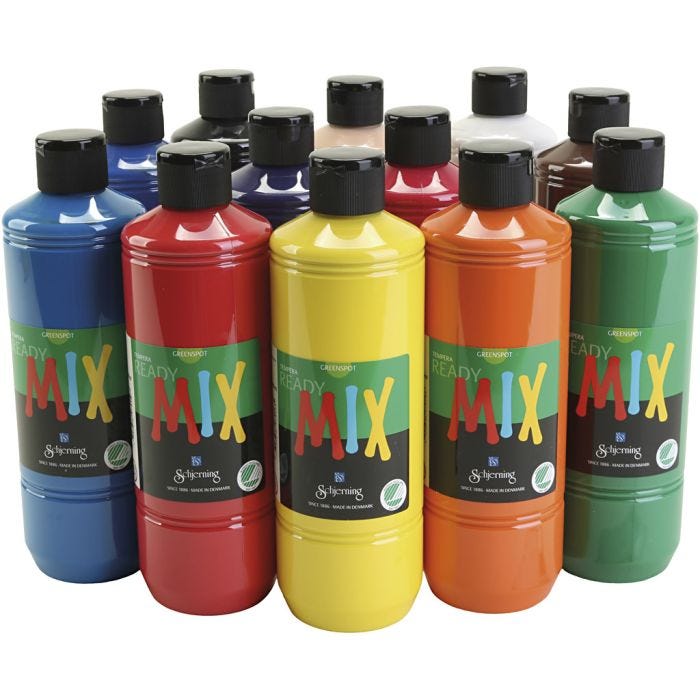 Greenspot Ready Mix, opaco, colori asst., 12x500 ml/ 1 conf.