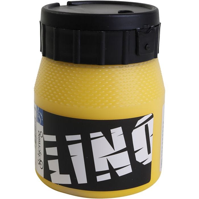 Inchiostro per Stampa a Blocchi, giallo, 250 ml/ 1 vasch.
