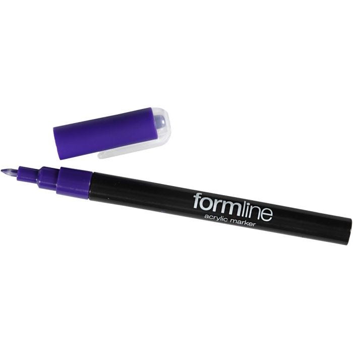 pennarello acrilico Formline, 0,7 mm, viola, 1 pz