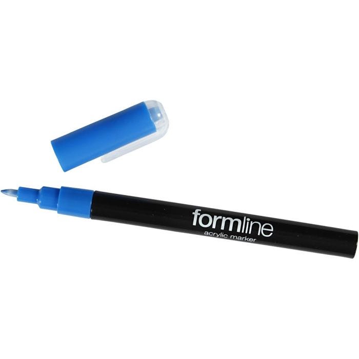 pennarello acrilico Formline, 0,7 mm, blu, 1 pz