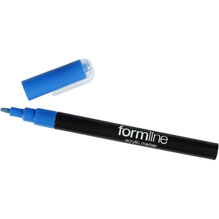 pennarello acrilico Formline, 0,9-1,3 mm, blu, 1 pz