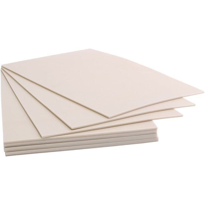 Piatti Lino, morbidi, misura 20x30 cm, spess. 3 mm, 10 pz/ 1 conf.
