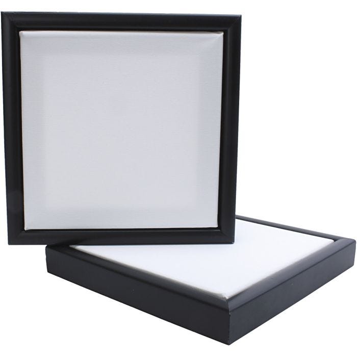 Tela con cornice, misura 20x20 cm, 280 g, 10 pz/ 1 conf.