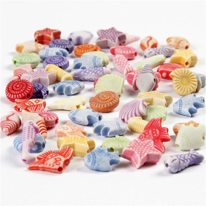 Mix pastello, misura 9-12 mm, misura buco 1,2 mm, 110 g, 175 ml/ 1 conf.