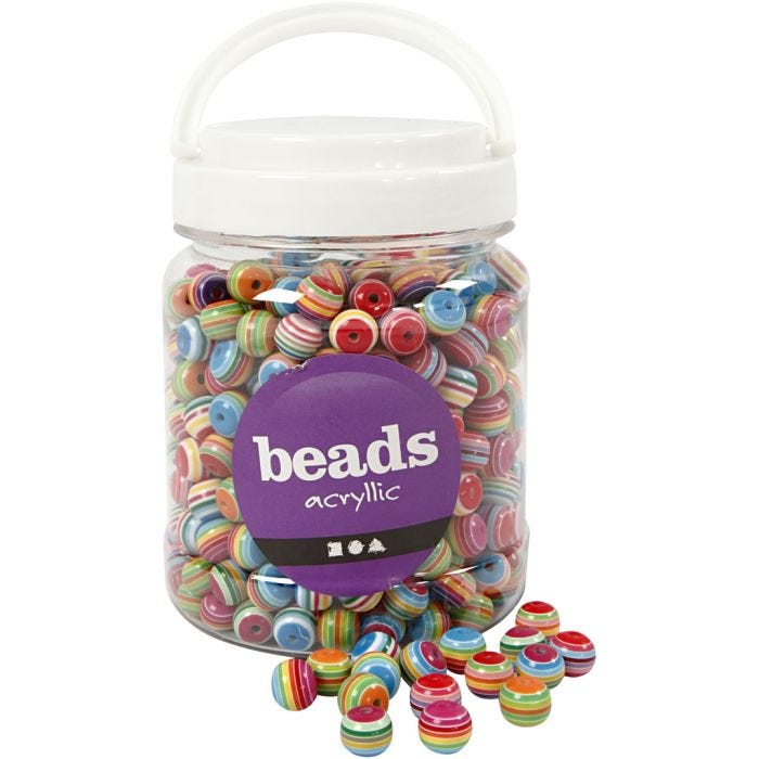 Mix Multicolore, diam 12 mm, misura buco 1,5 mm, 510 g, 700 ml/ 1 vasch.