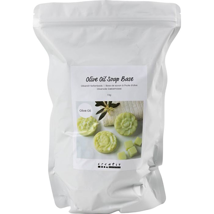 Base per sapone con olio d'oliva, Granuli, 1000 g/ 1 conf.