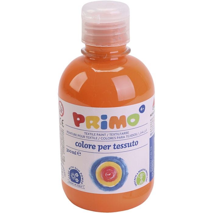 Pittura Tessile, arancio, 300 ml/ 1 bott.