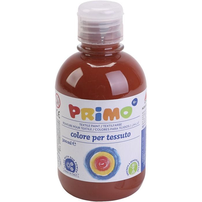 Pittura Tessile, marrone, 300 ml/ 1 bott.