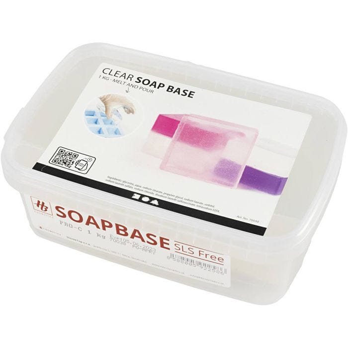 Base per Sapone Trasparente, trasparente, 1 kg