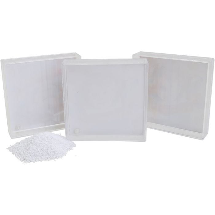 Cornice per saliera e pepiera quadrata, misura 11x11 cm, spess. 2,2 cm, 10 pz/ 1 conf.