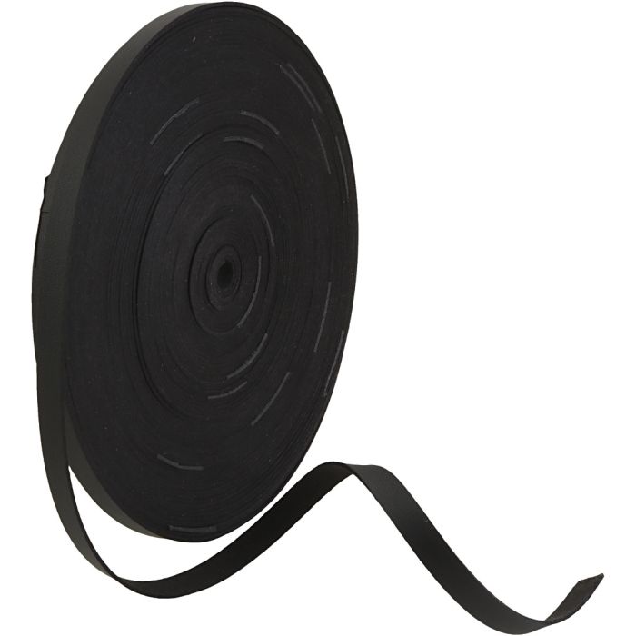 L: 10 mm, nero, 20 m/ 1 rot.