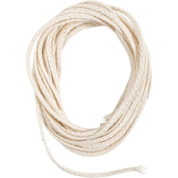 Stoppino , Adatto per candele a immersione (dia. 30 mm) e candele stampate (dia. 80-100 mm) , L: 2 mm, 100 g, 3 m/ 1 conf.