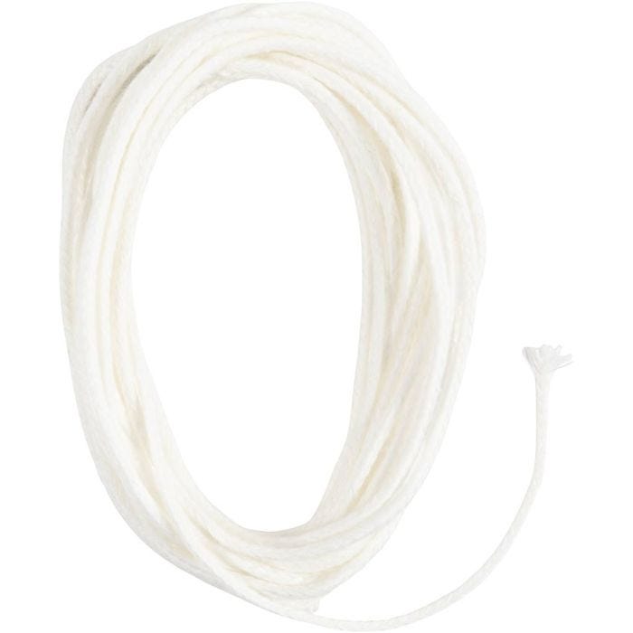 Stoppino per candele di cera d'api, Per l'utilizzo con candele realizzate con piastre di cera d'api, dim. 3, spess. 2-3 mm, 100 g, 3 m/ 1 conf.