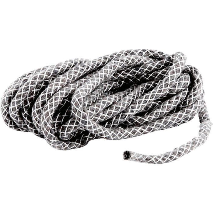 Stoppino per candele da esterno, Adatto per candele con diametro massimo di 12 cm., spess. 5 mm, 5 m/ 1 conf.