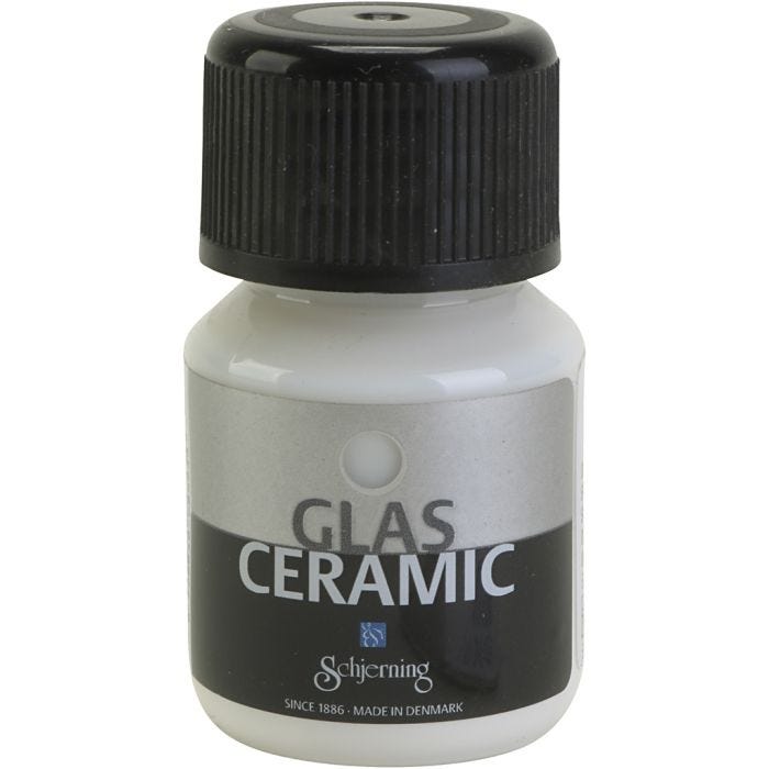 vernice per ceramica e porcellana, natural chiaro, 35 ml/ 1 bott.