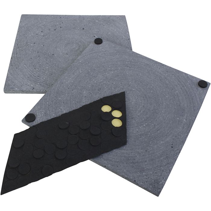 misura 15x15 cm, grigio, 12 pz/ 1 conf.