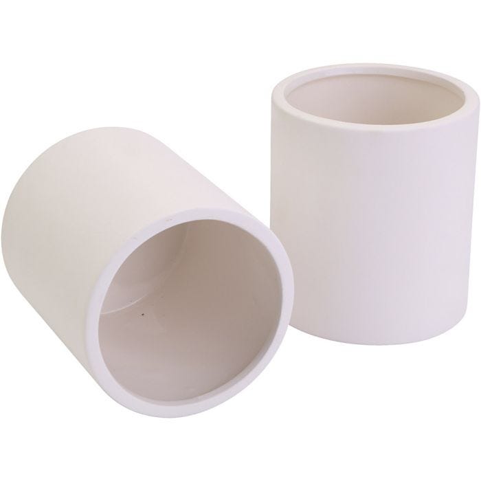 Barattoli di ceramica, diam 9 cm, misura 10 cm, 12 pz/ 1 conf.