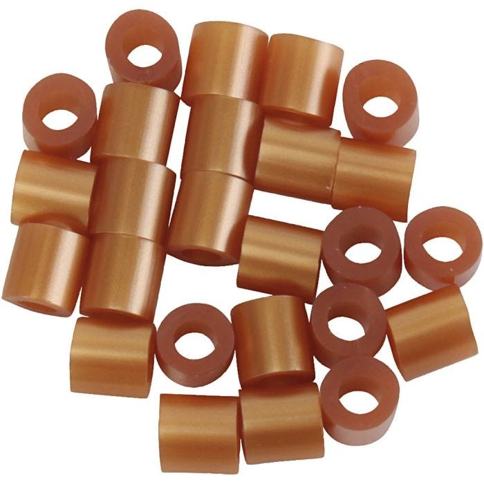 Perline a tubetto, misura 5x5 mm, medium, 6000 pz/ 1 conf.
