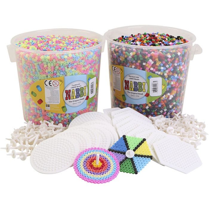 Starter kit trottola con perline, medium, 1 set