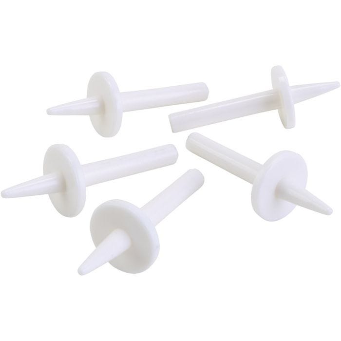 Basi trottola, H: 4, diam 1,5 cm, 100 pz/ 1 conf.