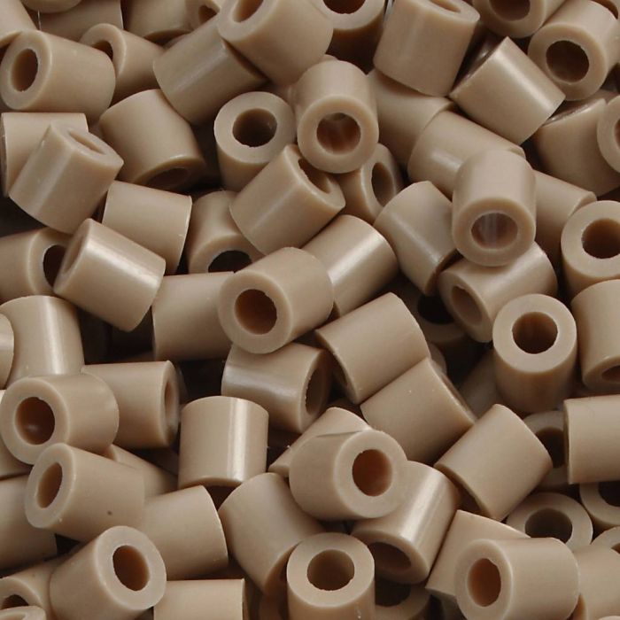 Perline a tubetto, misura 5x5 mm, misura buco 2,5 mm, medium, beige (32248), 1100 pz/ 1 conf.
