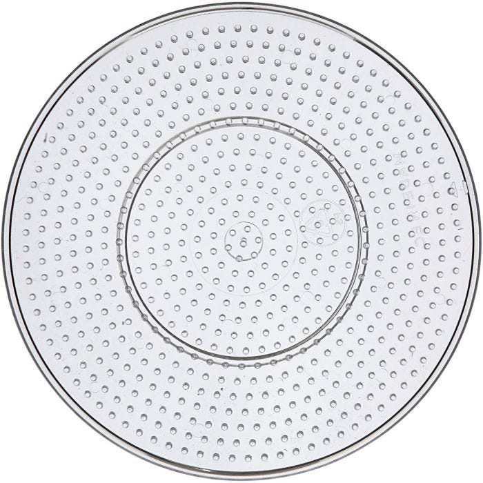 Pannello a pioli, diam 15 cm, medium, trasparente, 10 pz/ 1 conf.