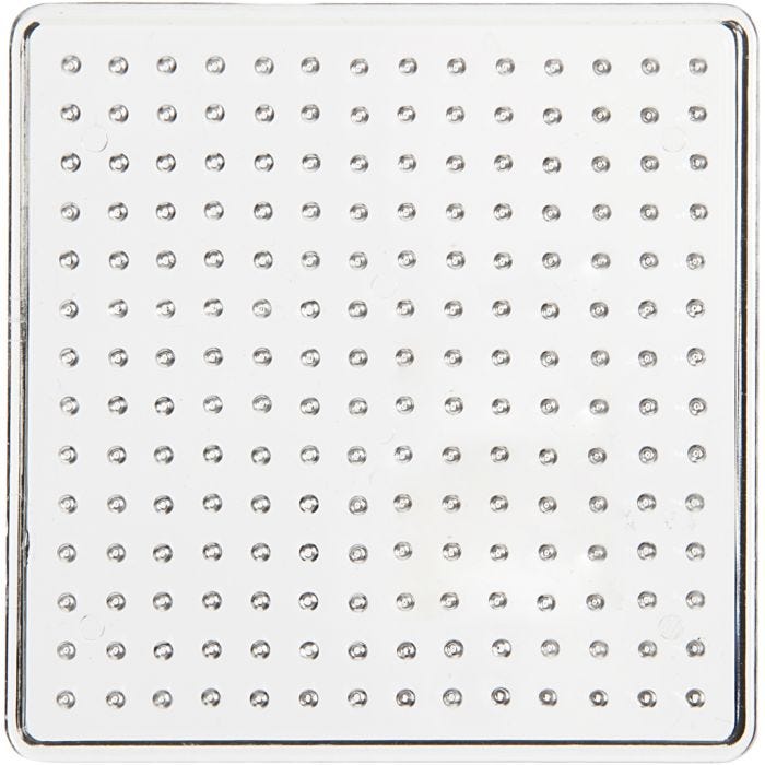 Pannello a pioli, 7x7 cm, medium, trasparente, 1 pz
