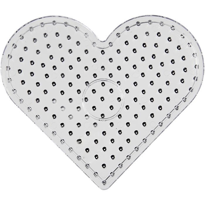 Pannello a pioli, cuore, JUMBO, trasparente, 5 pz/ 1 conf.