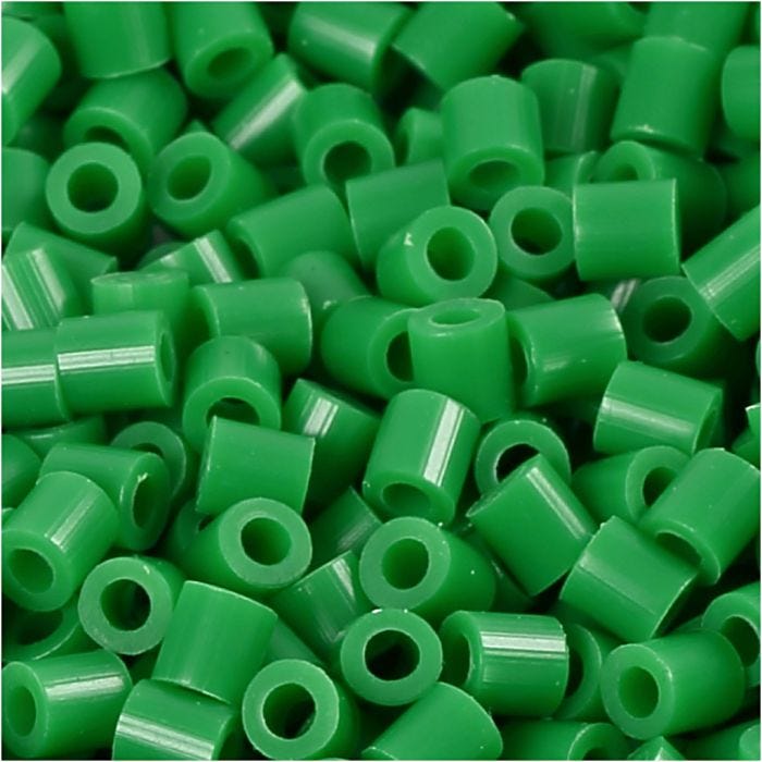 PhotoPearls, misura 5x5 mm, misura buco 2,5 mm, medium, verde (16), 1100 pz/ 1 conf.
