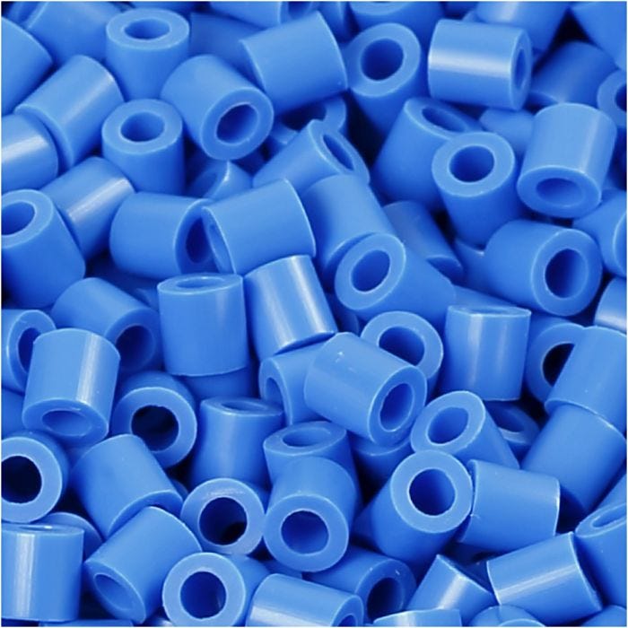 PhotoPearls, misura 5x5 mm, misura buco 2,5 mm, medium, blu (17), 6000 pz/ 1 conf.