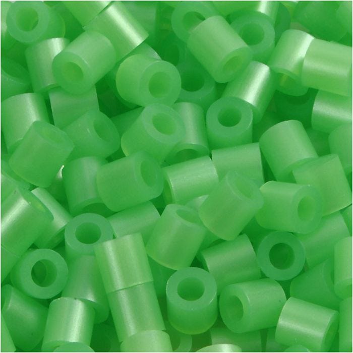 PhotoPearls, misura 5x5 mm, misura buco 2,5 mm, medium, verde madreperlato (22), 1100 pz/ 1 conf.