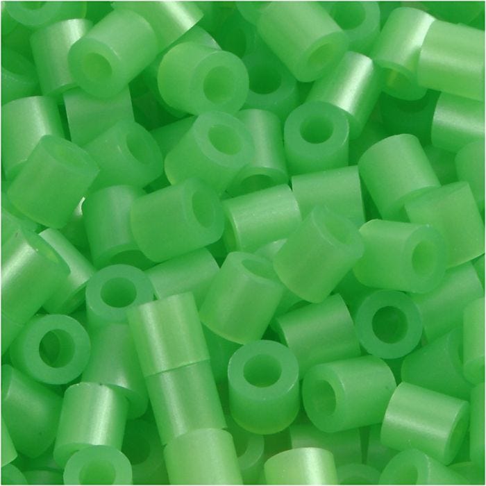 PhotoPearls, misura 5x5 mm, misura buco 2,5 mm, medium, verde madreperlato (22), 6000 pz/ 1 conf.
