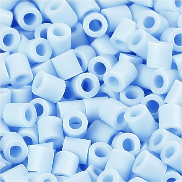 PhotoPearls, misura 5x5 mm, misura buco 2,5 mm, medium, azzurro (28), 6000 pz/ 1 conf.