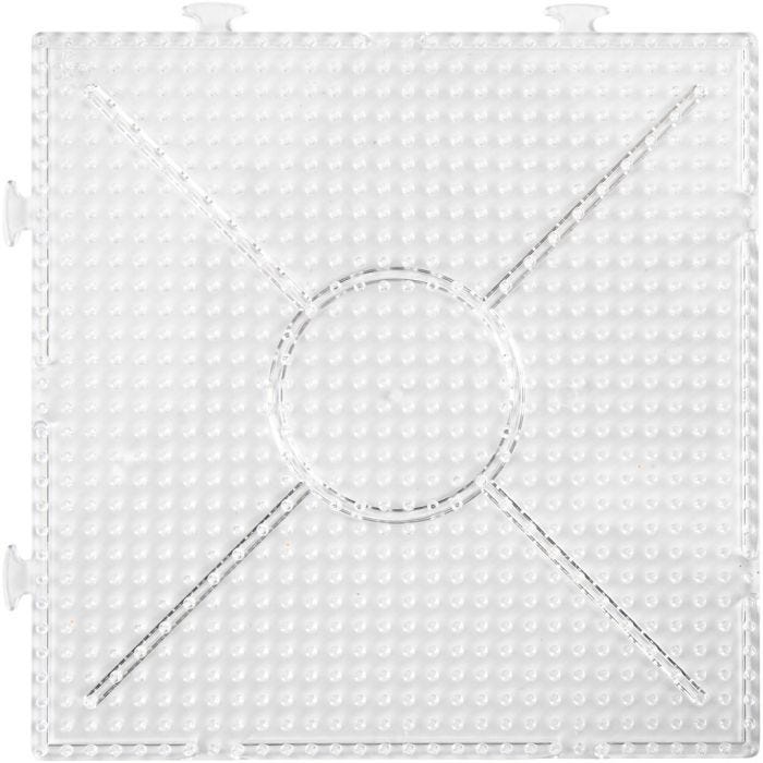 Photo Pearls Pannello a Pioli, quadrato grande, misura 15x15 cm, medium, trasparente, 2 pz/ 1 conf.
