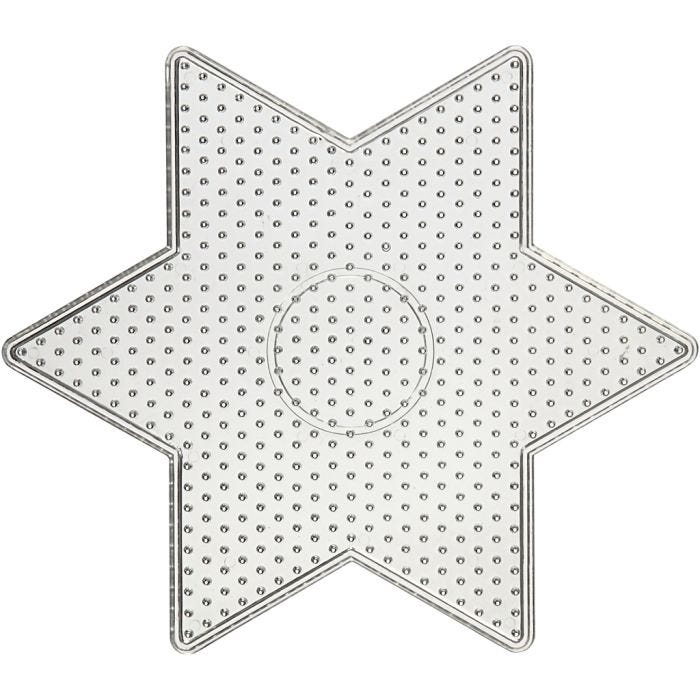 Pannello a pioli, 15x15 cm, medium, trasparente, 1 pz