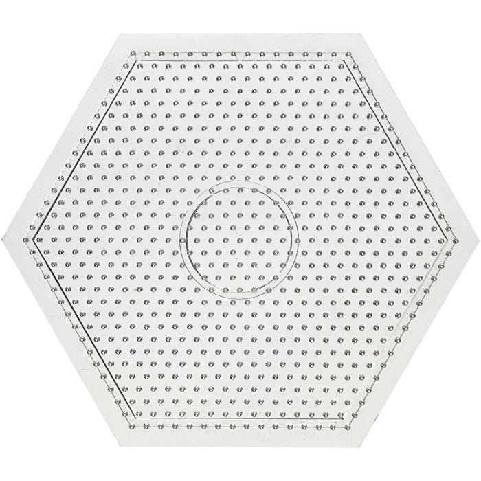 Pannello a pioli, esagono grande, misura 15x15 cm, medium, 10 pz/ 1 conf.