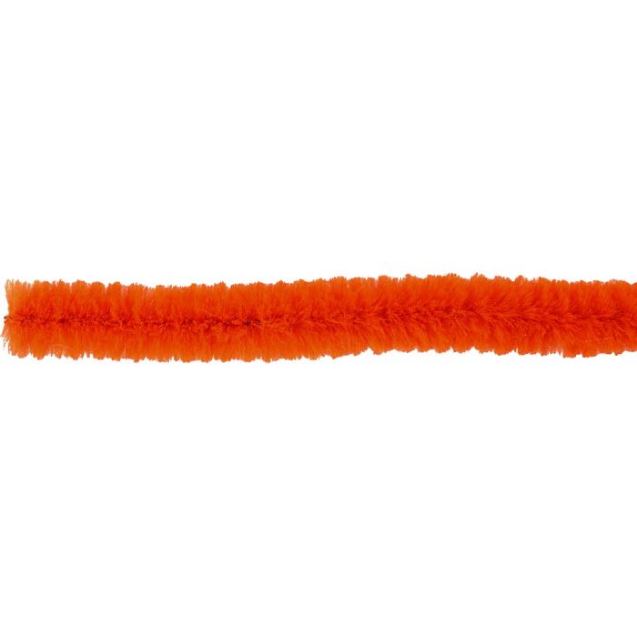 Ciniglia, L: 30 cm, spess. 6 mm, arancio, 2x50 pz/ 1 conf.