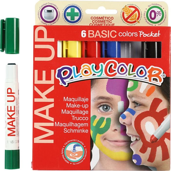 Playcolor Make Up, colori asst., 6x5 g/ 1 conf.