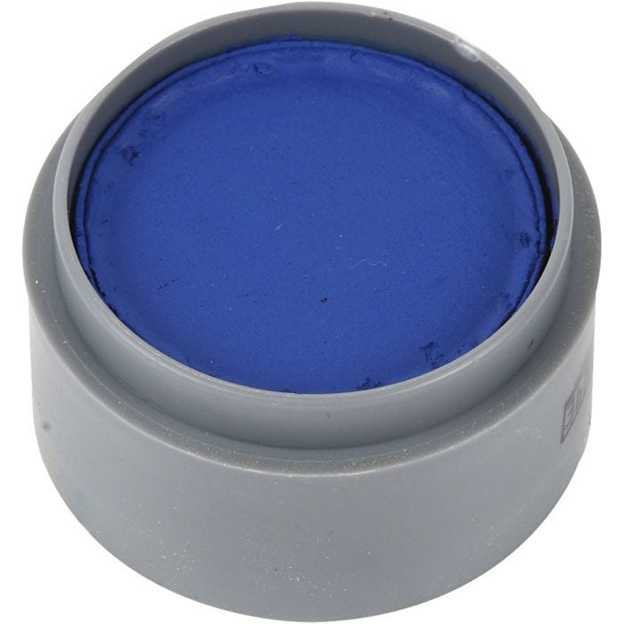 Pittura facciale a base d'acqua, blu scuro, 15 ml/ 1 vasch.