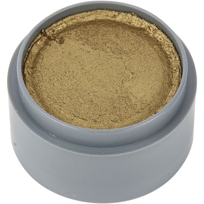 Pittura facciale a base d'acqua, oro, 15 ml/ 1 vasch.