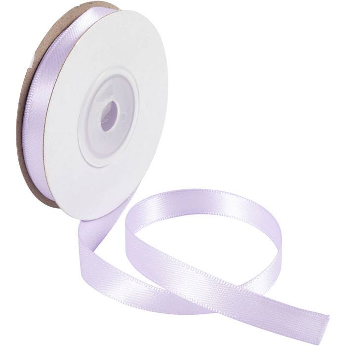 Nastro di raso, L: 10 mm, viola, 30 m/ 1 rot.