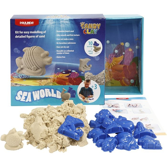 Sandy Clay ®, seaworld, natural, 1 set