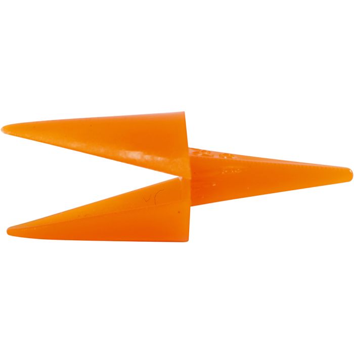 Becchi gallina, L: 30 mm, arancio, 50pz/ 1 conf.