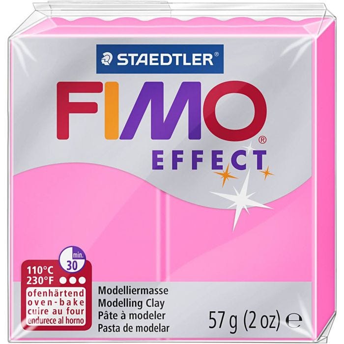 FIMO effect, neon pink, 57 g/ 1 conf.