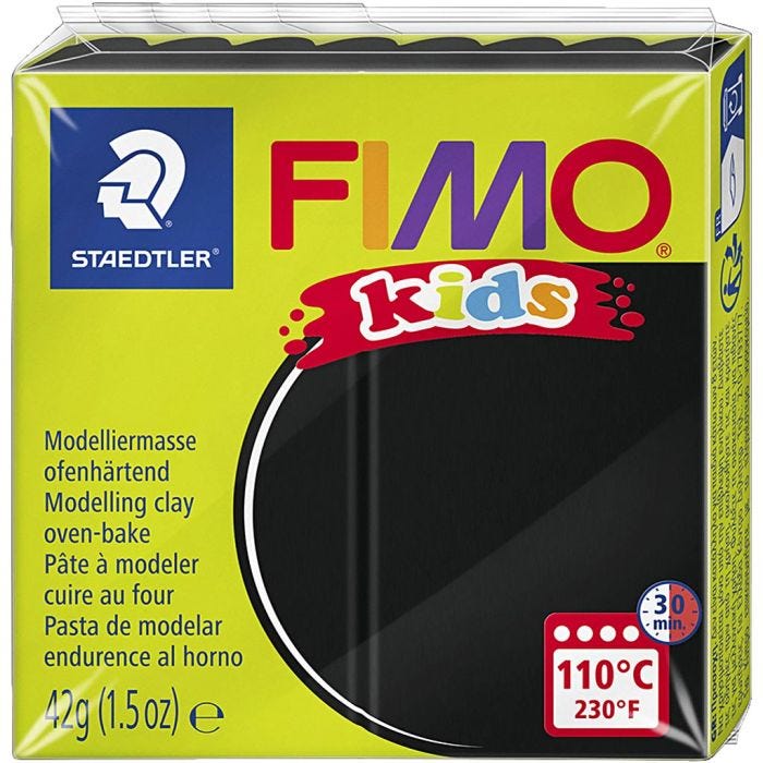 FIMO® per Bimbi, nero, 42 g/ 1 conf.