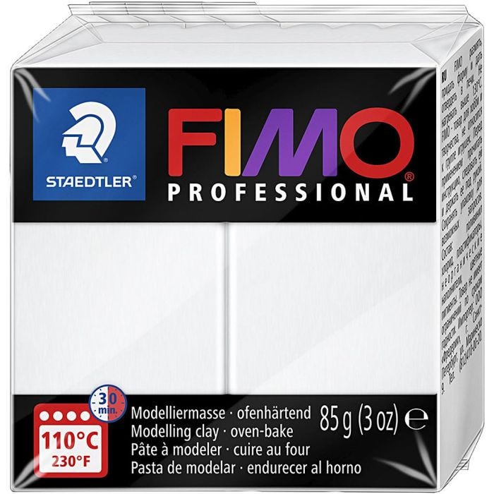 FIMO® Professional gioielli, bianco, 85 g/ 1 conf.