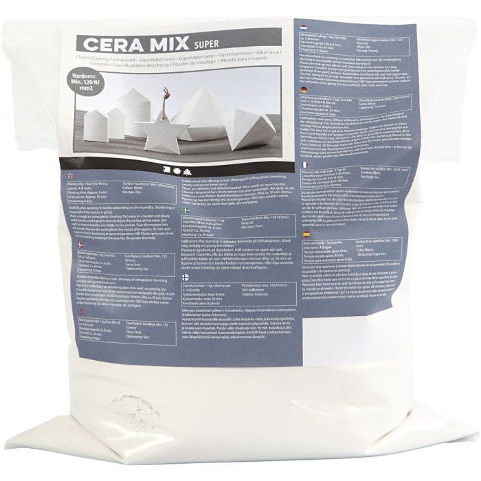 Gesso a colata Cera-Mix Super, bianco, 5 kg/ 1 conf.